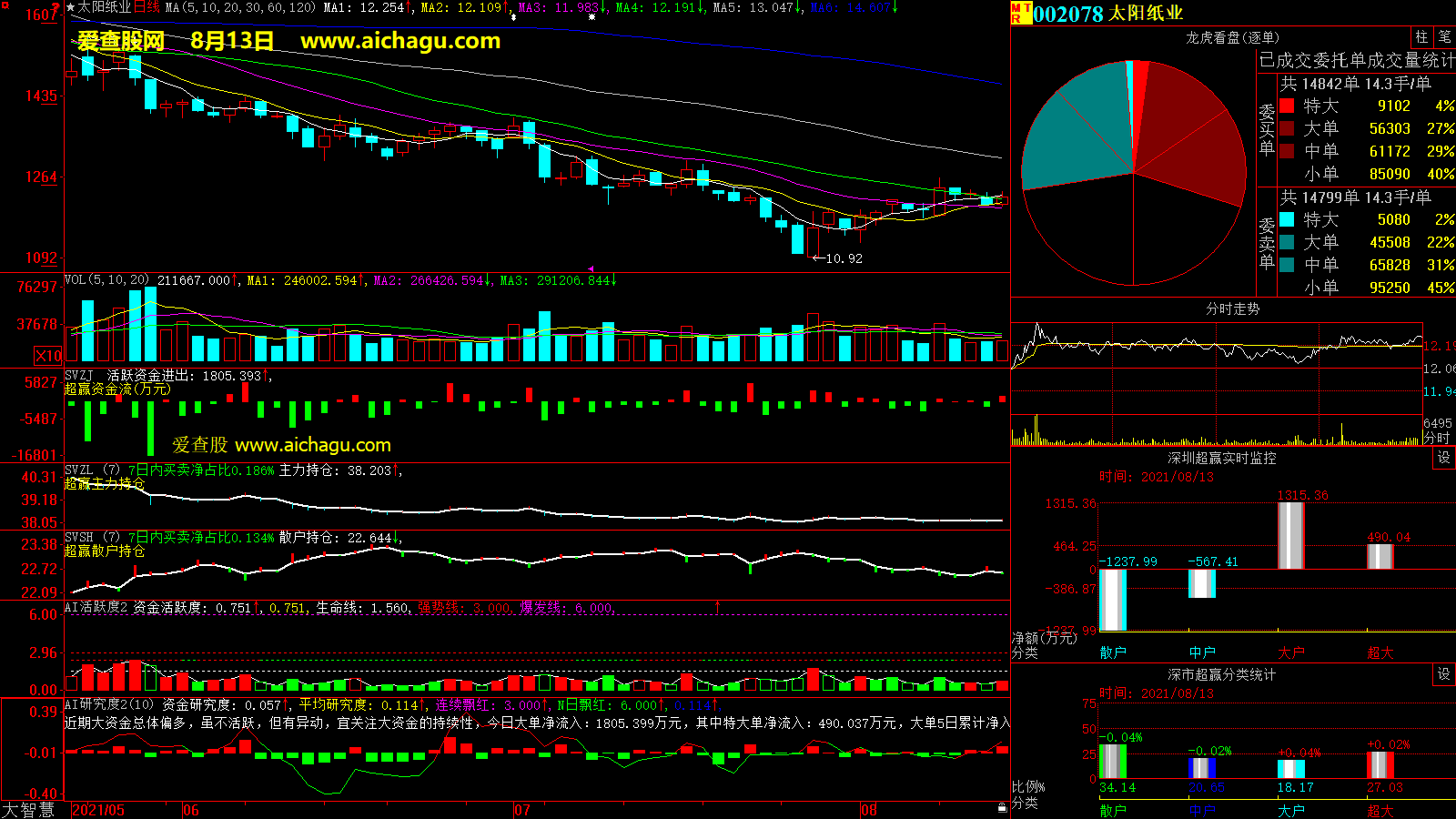 太阳纸业(002078)大智慧超赢数据