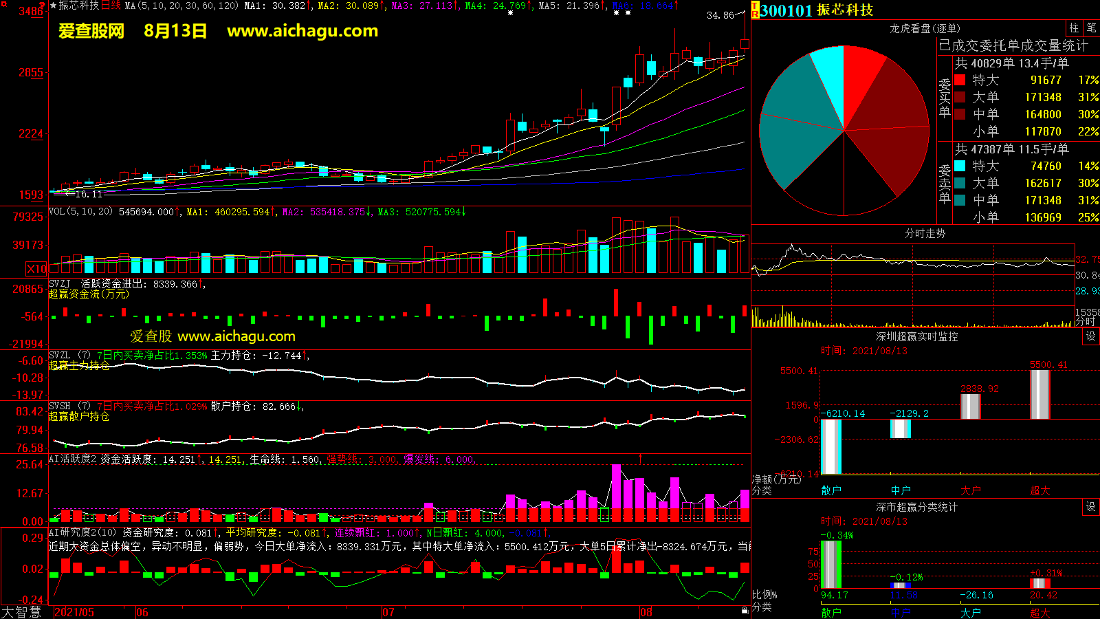 振芯科技(300101)大智慧超赢数据