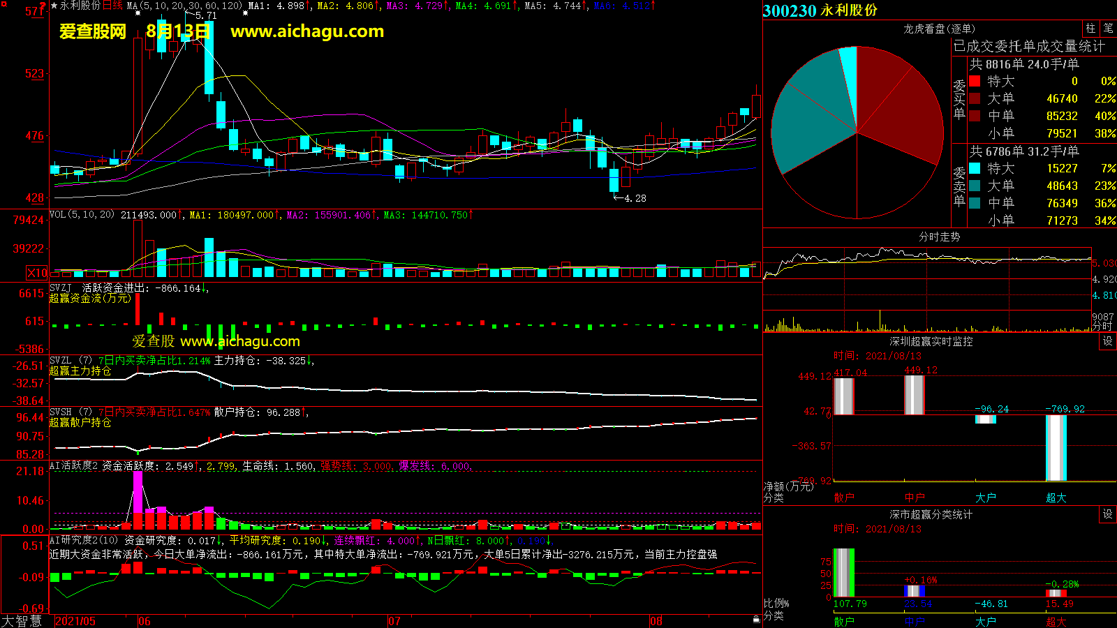 永利股份(300230)大智慧超赢数据