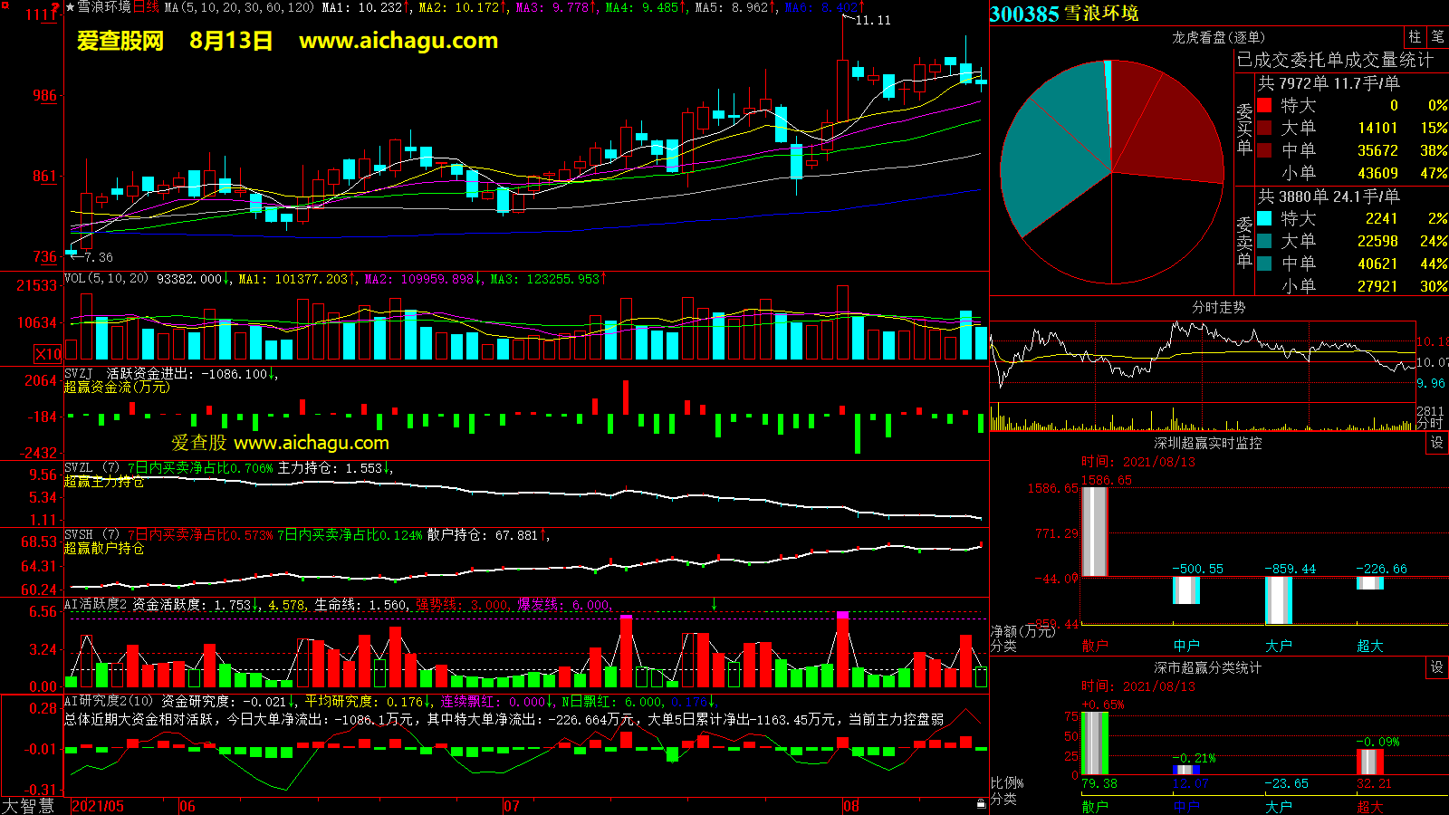 雪浪环境(300385)大智慧超赢数据