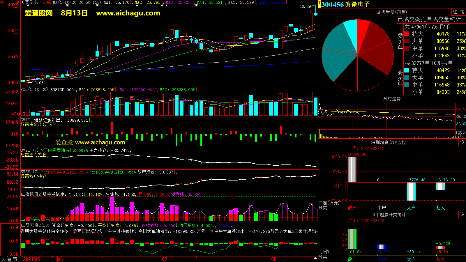 赛微电子(300456)大智慧超赢数据