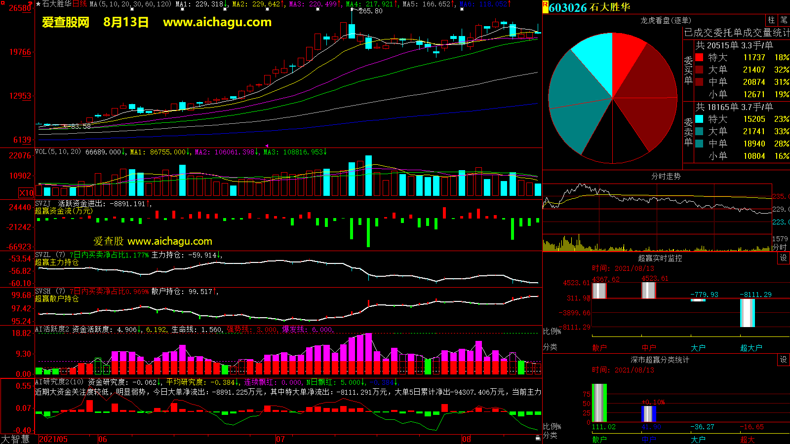 石大胜华(603026)大智慧超赢数据