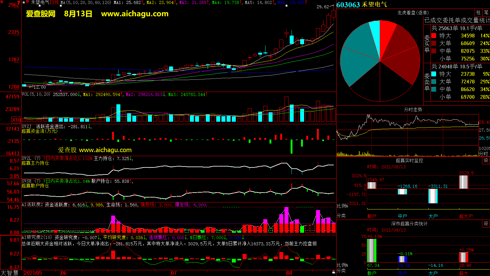 禾望电气(603063)大智慧超赢数据