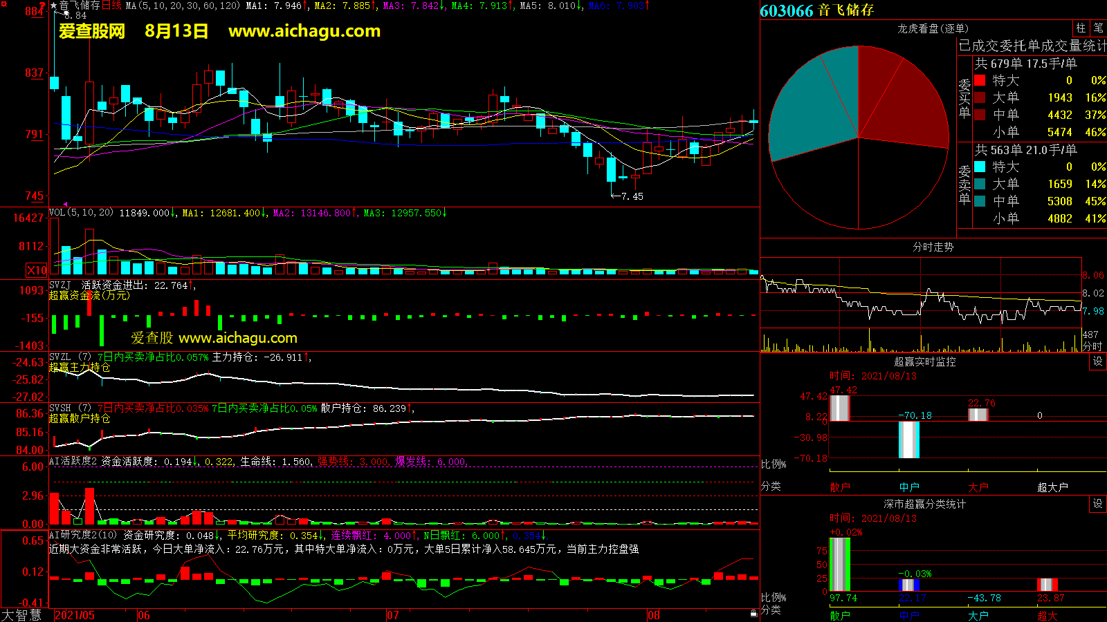 音飞储存(603066)大智慧超赢数据