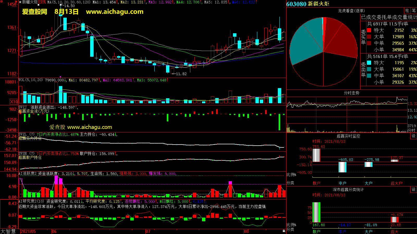 新疆火炬(603080)大智慧超赢数据