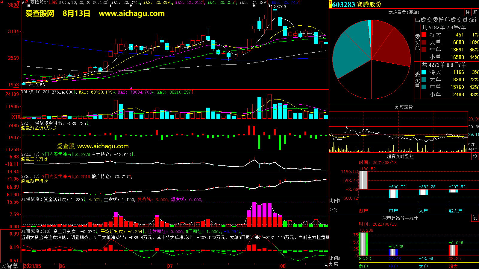 赛腾股份(603283)大智慧超赢数据