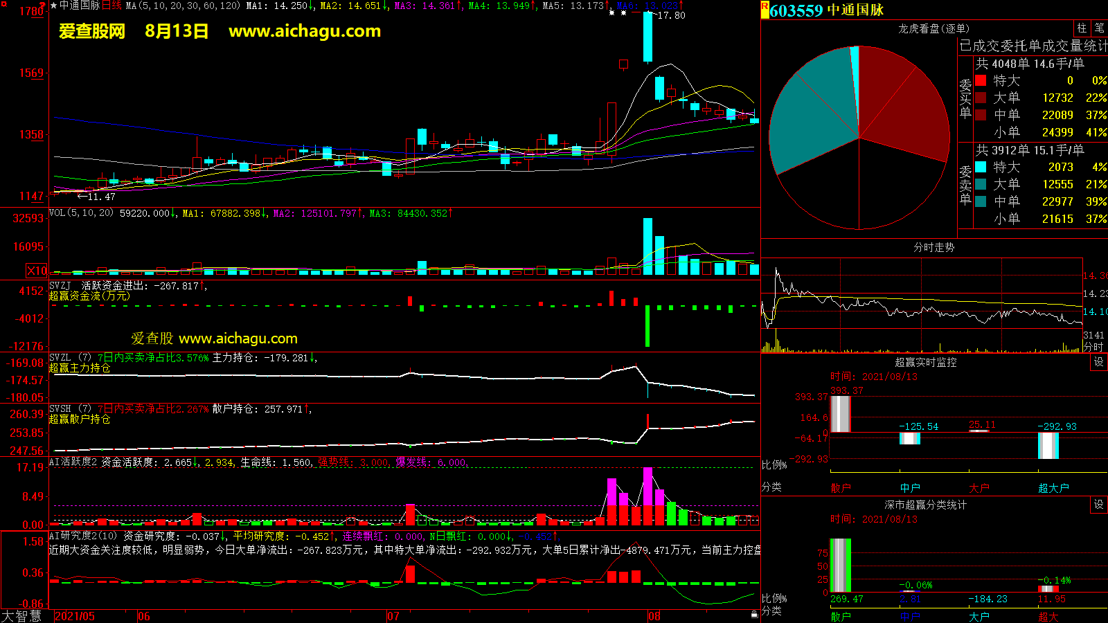 中通国脉(603559)大智慧超赢数据