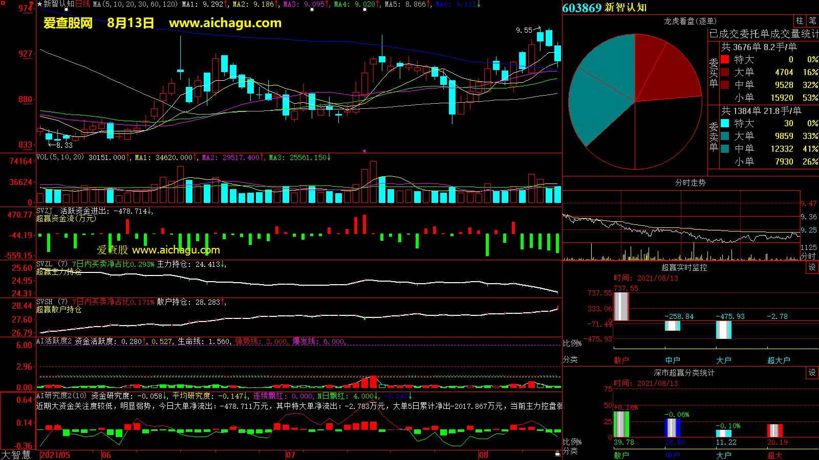 新智认知(603869)大智慧超赢数据