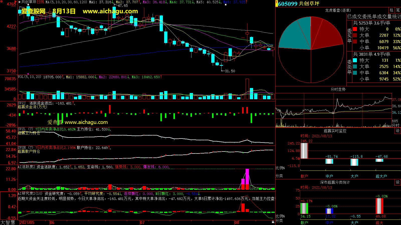 共创草坪(605099)大智慧超赢数据