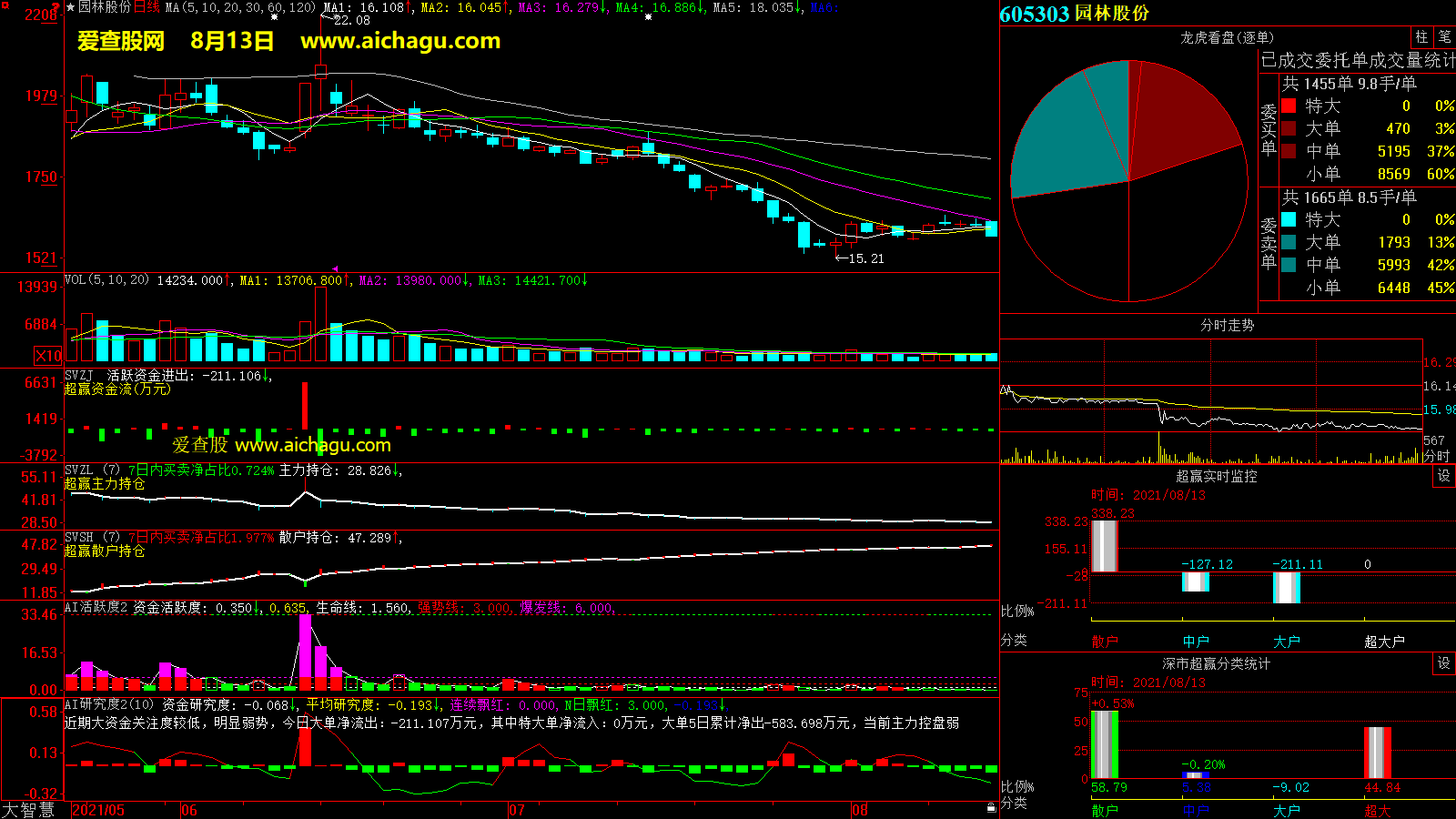 园林股份(605303)大智慧超赢数据